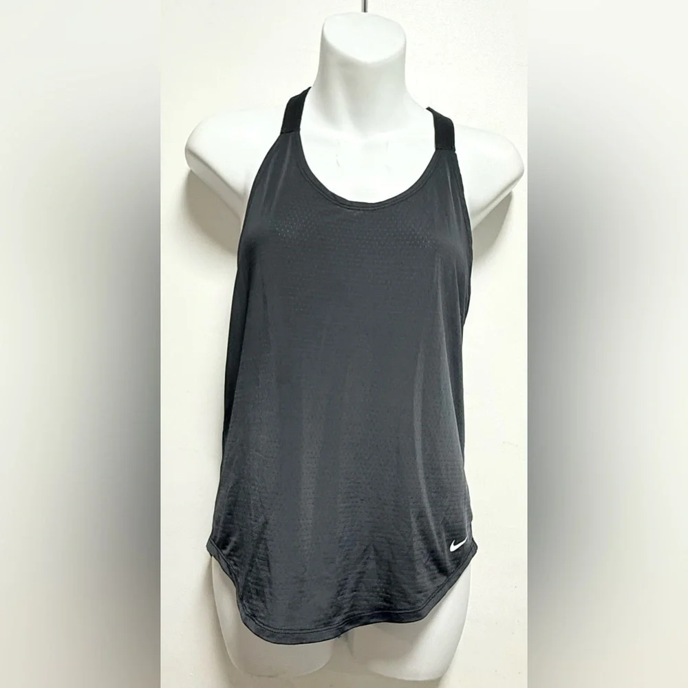 Nike Black 'Just Do It' Racerback Tank Size XS